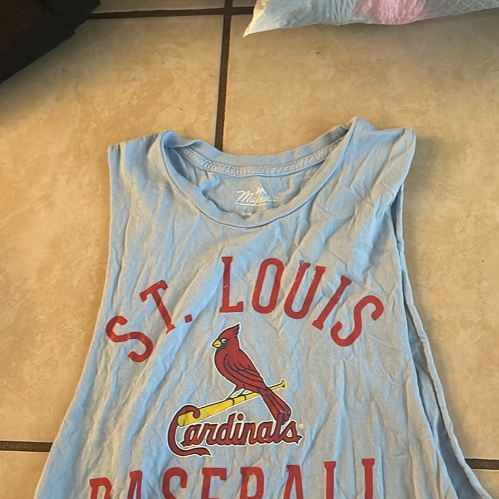 St. Louis Cardinals Blue Tank Top
